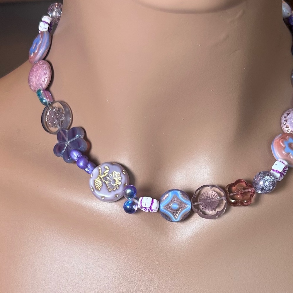 Handmade beaded necklace